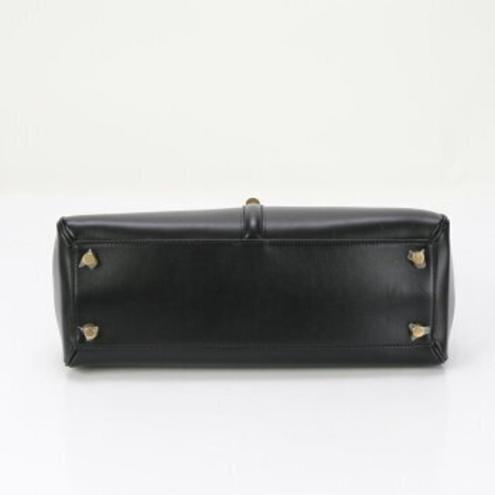 Celine Sze Leather Crossbody Bag Handbag Black - Picture 7 of 14